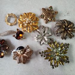 Vintage Brooch Lot