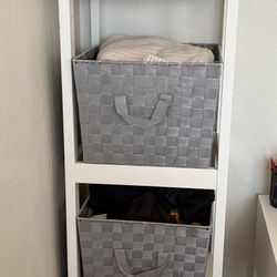 Shelving Unit With Baskets