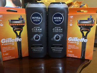 Men Body Wash And Razor Bundle $20