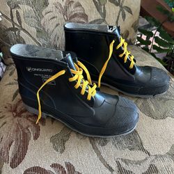 Botas De Goma Con Metal En La punta 