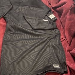 Nike Embroidered Long Sleeve Fitted Dress