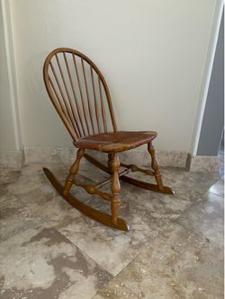 Antique Windsor Rocking Chair