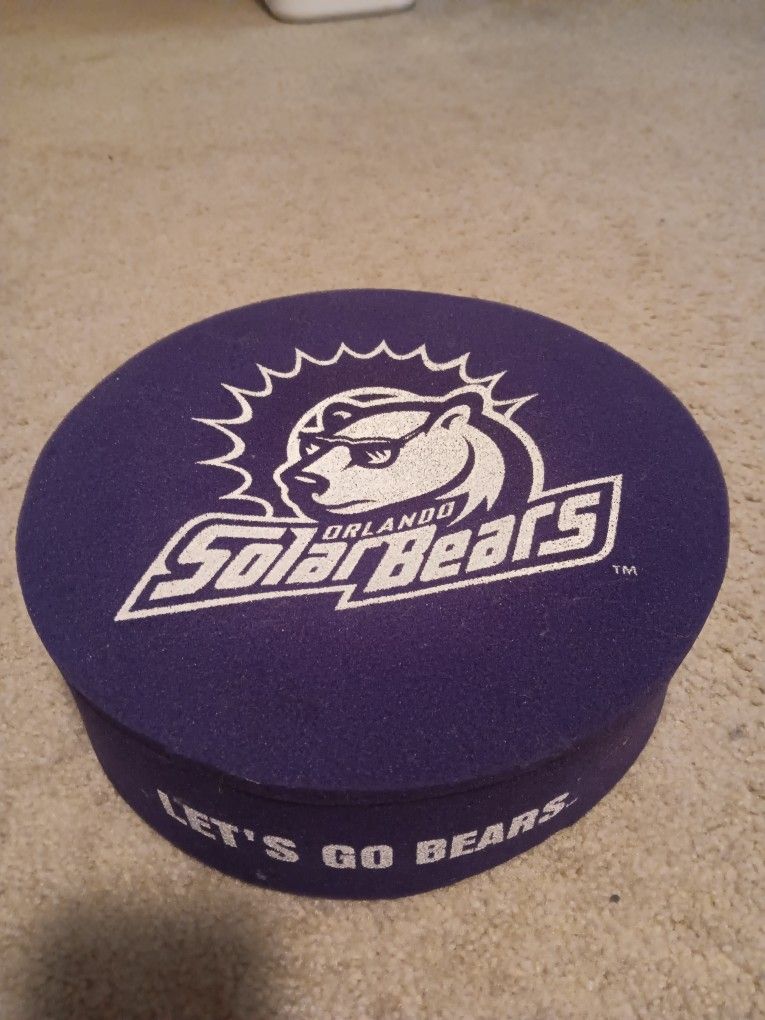 Orlando Solar Bears Foam Puck Headwear