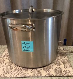STAINLESS STEEL HOME BREW/KETTLE STOCK POTS