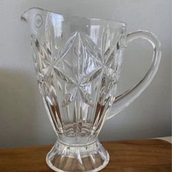 Lenox Pitcher Shooting Star Full Lead Crystal 40oz 