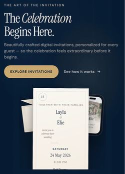 Digital invitation Websites