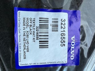 Volvo floor bars