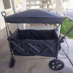 GVDV 2 SEAT TODDLER WAGON WITH CANOPY