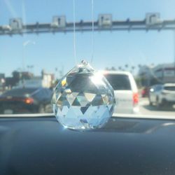 Hanging Single Glass Crystal 