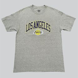 Los Angeles Lakers Steve Nash vintage 2000’s basketball gray shirt NBA Size Large 