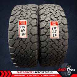 2 Like New 275/65 R20 General Grabber A/T 