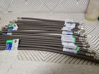 $55 ‼️ lot of 15pcs✨️ BrassCraft 3/8 in. Compression x 3/8 in. Compression x 20 in. Braided Polymer Faucet Supply Line with Nut and Sleeve 6243 AA15