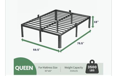 Queen Metal Bed Frame