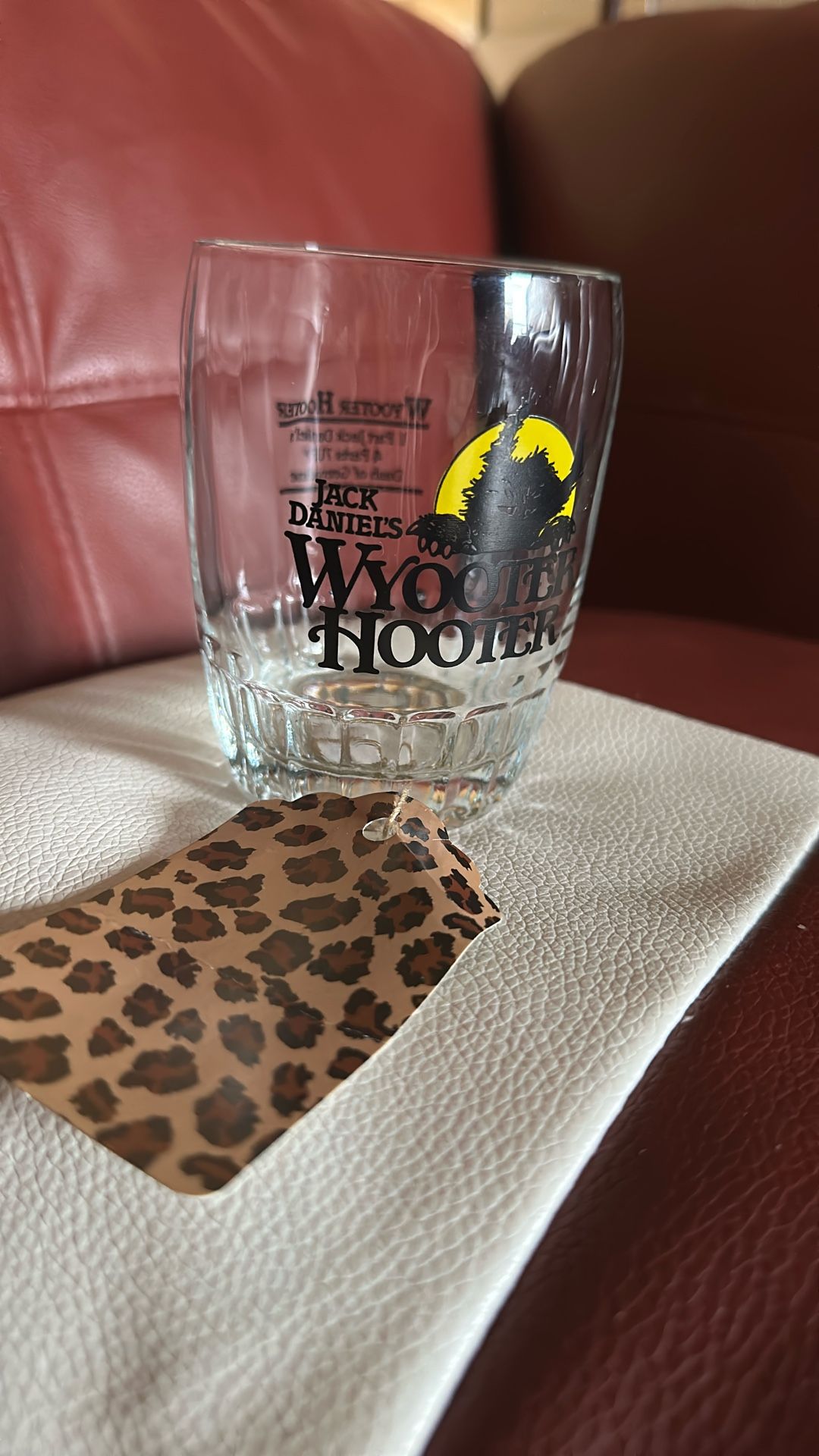 Whooter Hooter Glasses 2, Recipe Etched On Glass