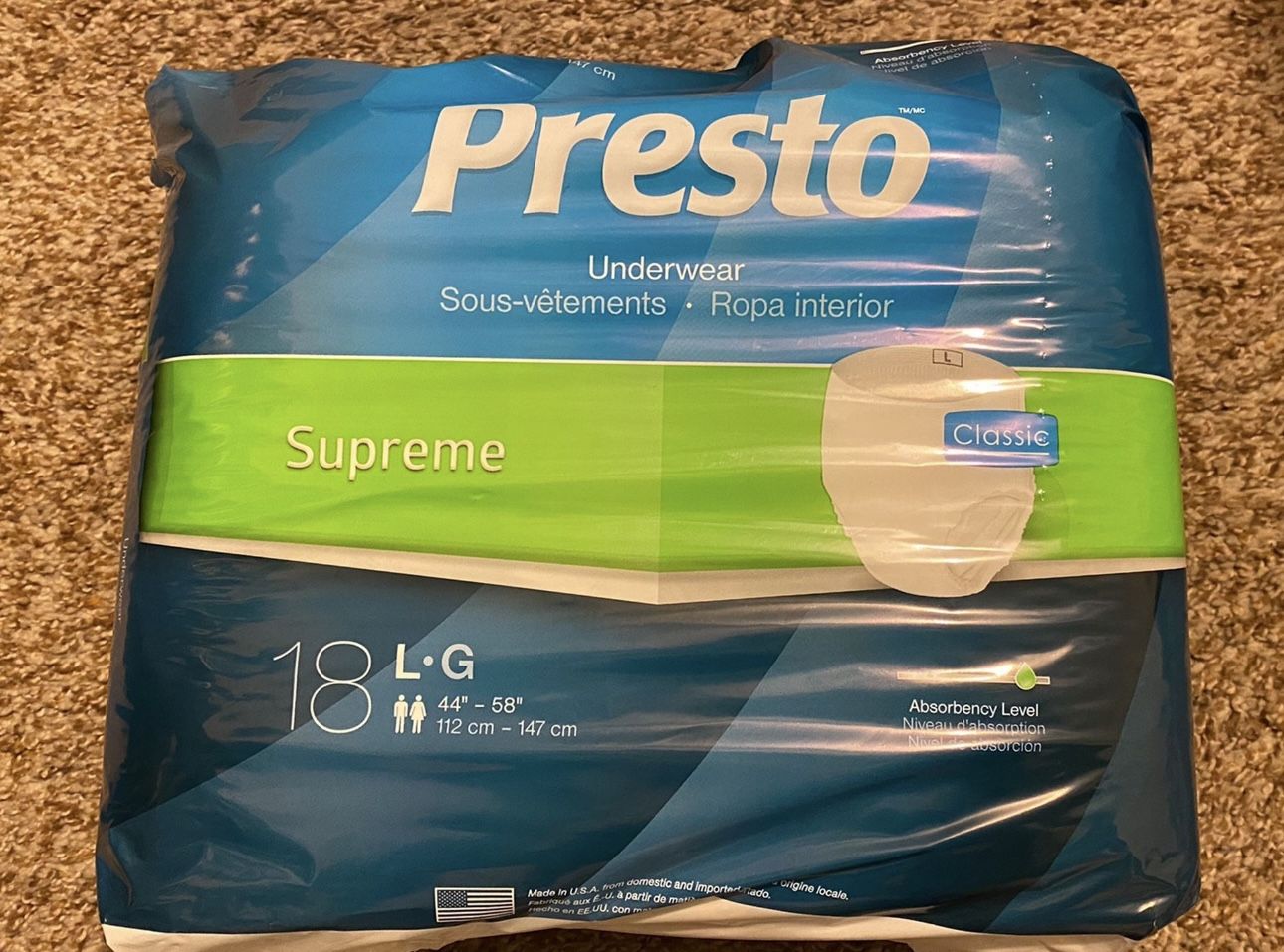 Adult Pamper/underwear Large & Extra Large 