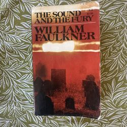 The Sound & the Fury - William Faulkner - Vintage Paperback 