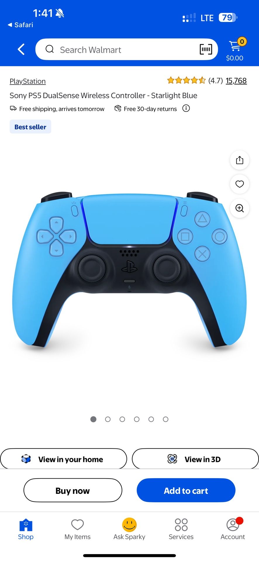 PlayStation 5 Controller Blue