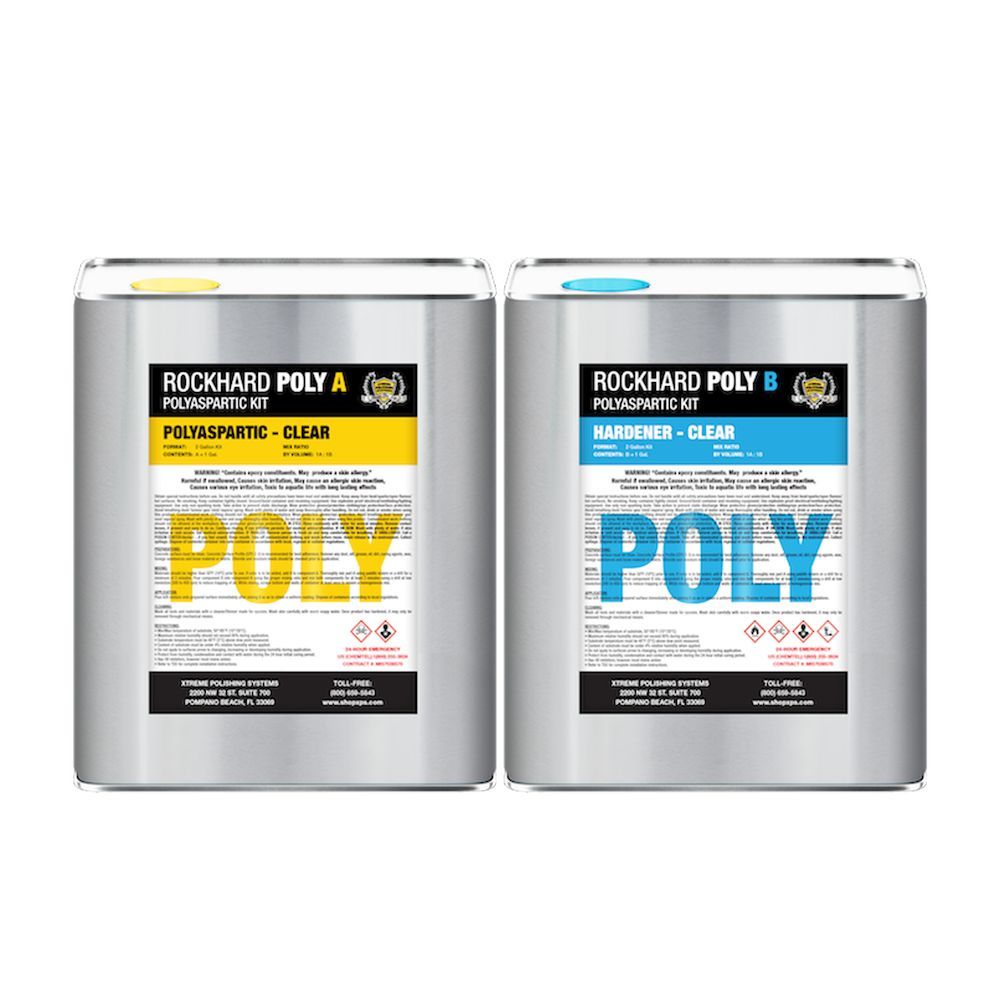 Garage Poly Coating – Rockhard 2 Gal Kit