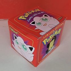 1999 Pokemon Jigglypuff Poke Ball Burger King 23K Gold Plated Card New Sealed