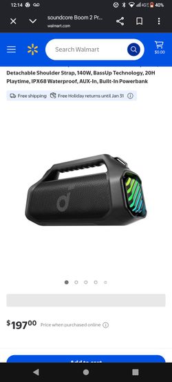 Soundcore Boom 2 Pro Bluetooth Speaker