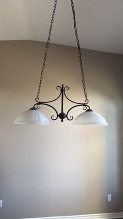 Two lamp chandler