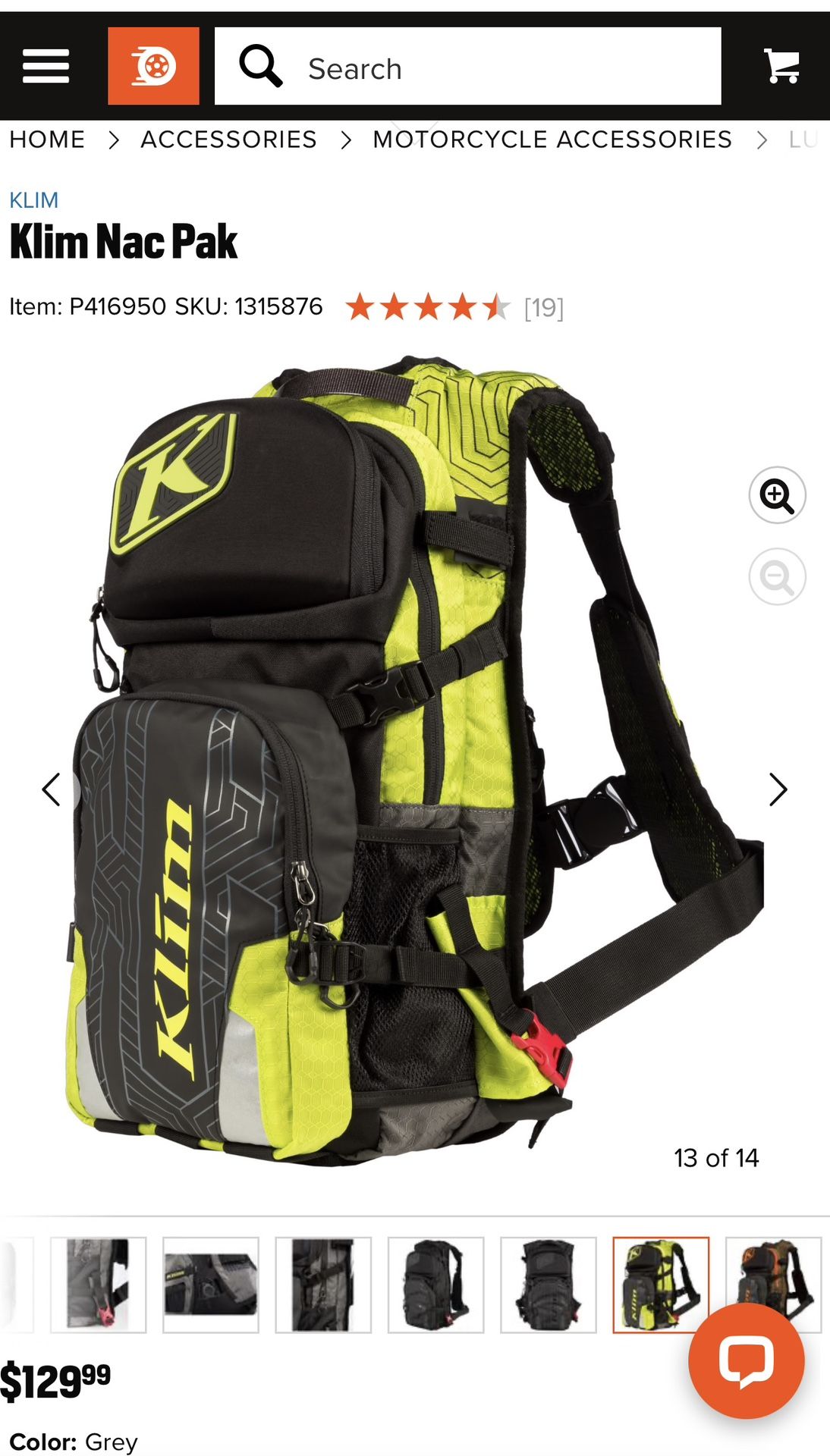 Klim Riding Backpack