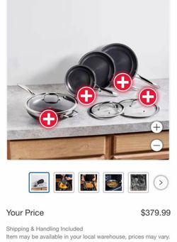 Brand New HexClad 7-piece Cookware Set