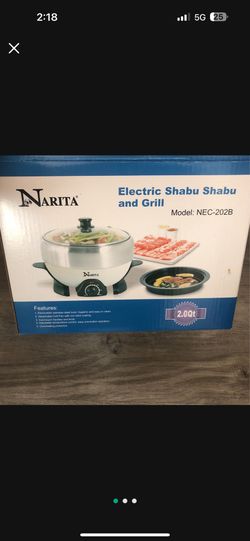Hot Pot Shabu Grill Two In One