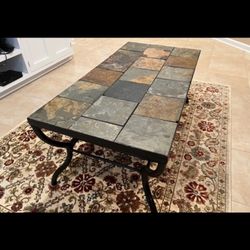Slate Tile Coffee Table & End Table - Carlsbad
