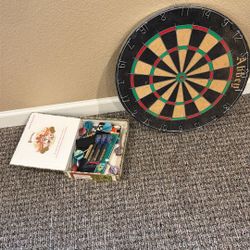 Professional Dartboard, And Darts