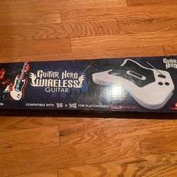 Ps2 Guitar Hero Wireless Guitar 