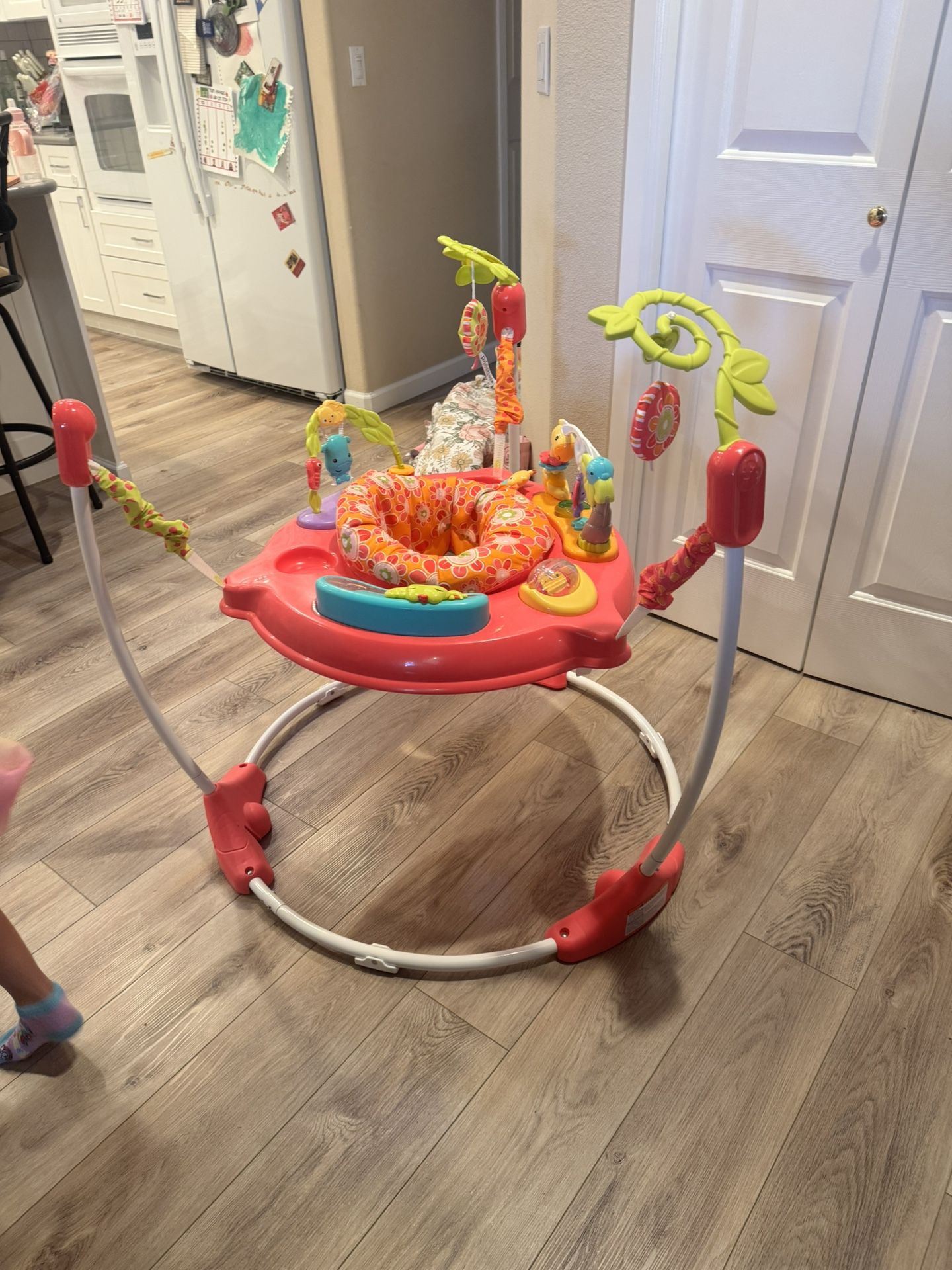 🌸 Fisher-Price Pink Petals Jumperoo – Gently Used 🌸