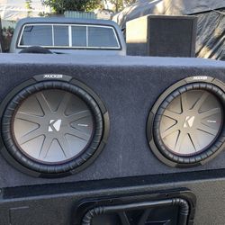 12 Inch Kicker Comp R Subwoofer Box 