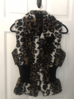 Leopard Vest / jacket / top