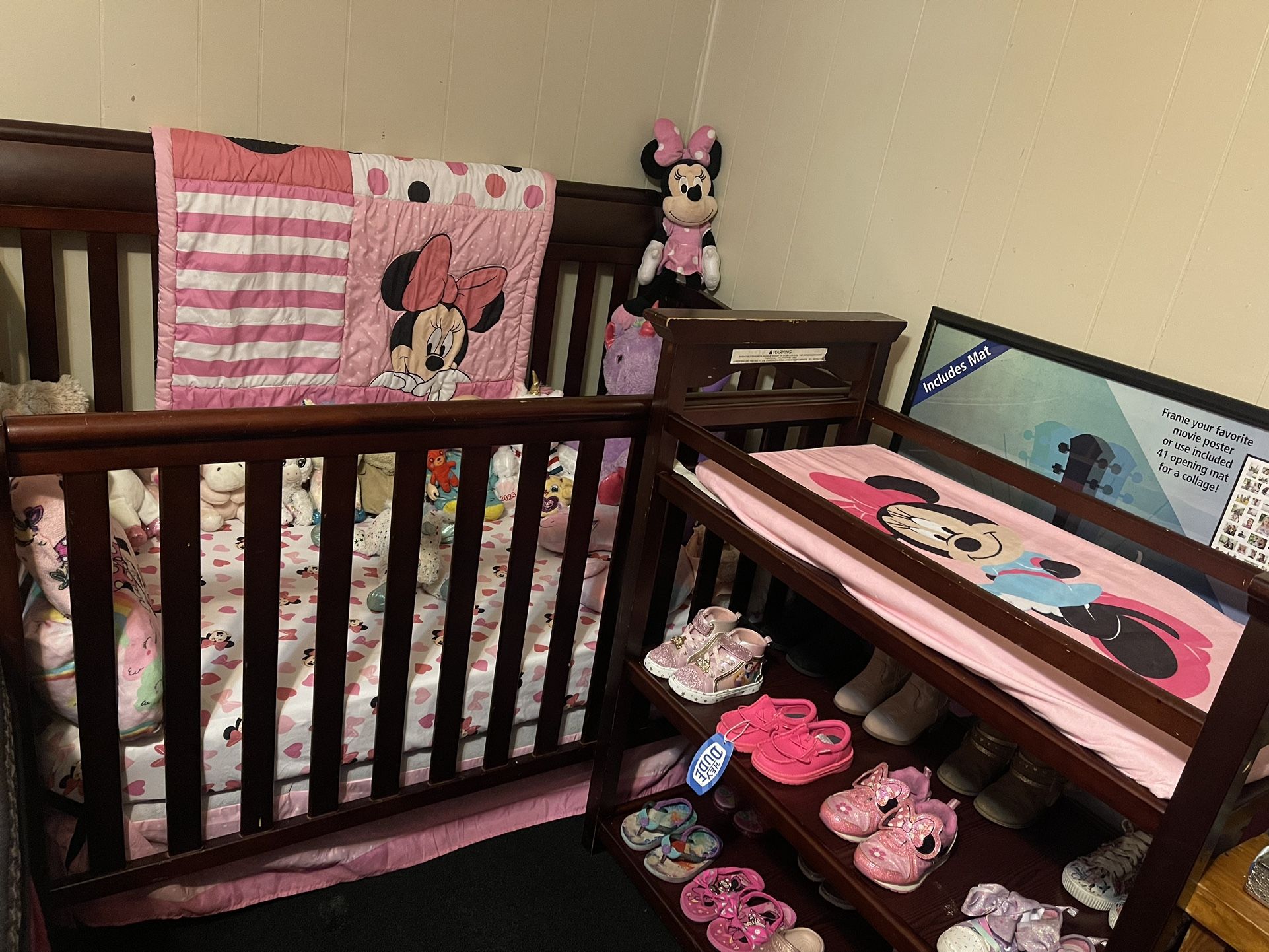 Crib And Changing Table