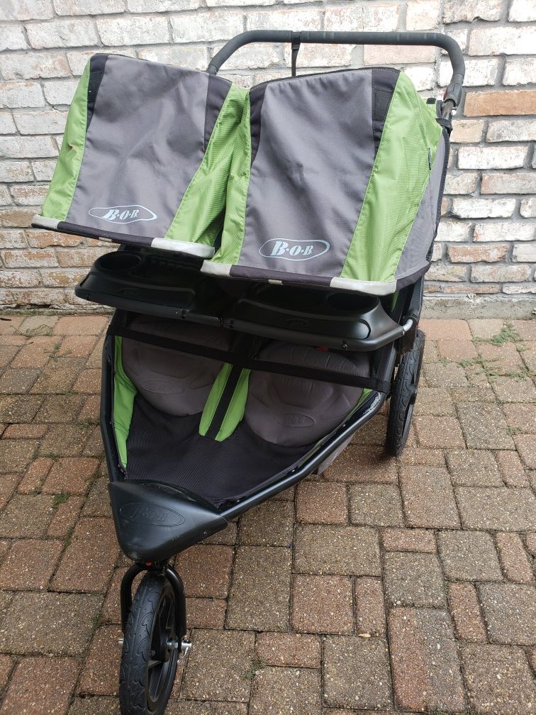 Double Bob Stroller with Snack Tray $375