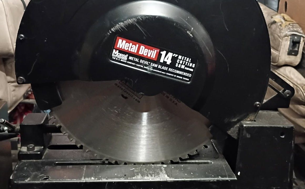 MK MORSE METAL DEVIL CHOP SAW 14" BLADE