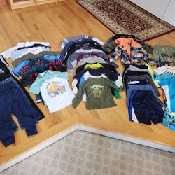 Bundled Lot Of Boys' Size 5 Clothes--only $20!