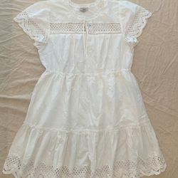 Rails NWT | White Lettie Eyelet Scalloped Dress | size XL