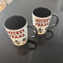 2x Disney Mickey Cups 
