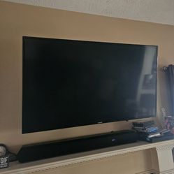 Samsung 55"smart TV, With Remote