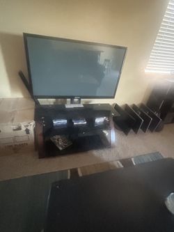 TV Stand With TV