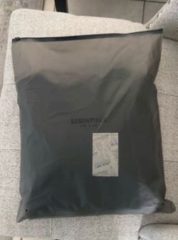 Essentials black hoodie size small