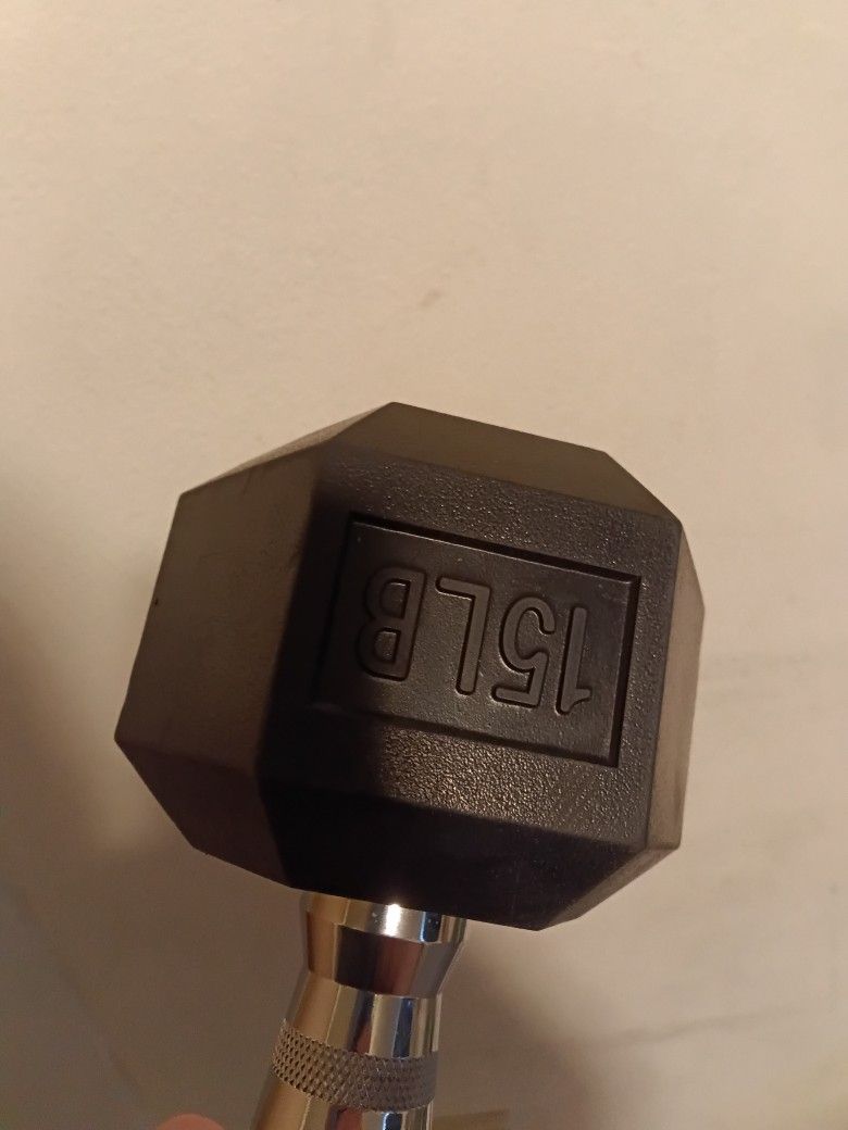 Pair 15lb Dumbbells