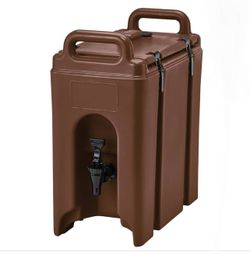 Brown 5 Gallon Insulated.beveragy Dispenser