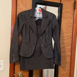 Woman Suit In Dark Grey