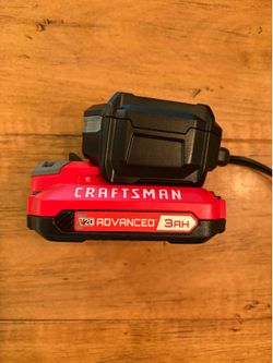 Craftsman 20v 3ah battery + charger