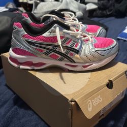 Pink Asics