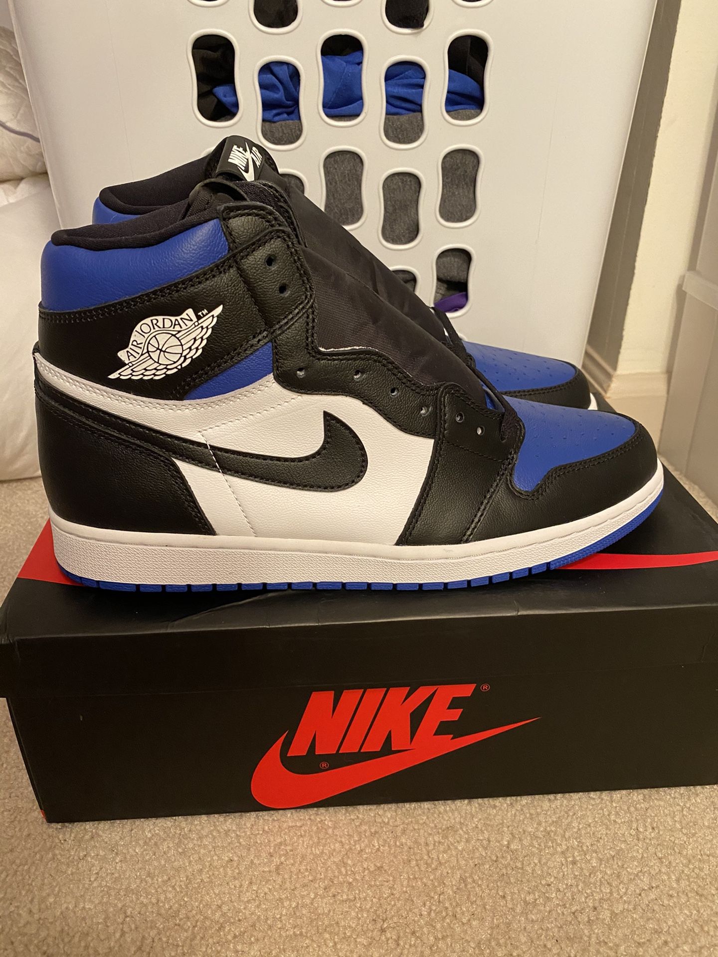 Jordan 1 Royal Toe Size 11 (SHIP ONLY)