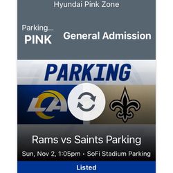 Rams Vs Saints Parking Tailgate Area Pi 